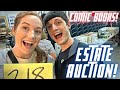 OUR FIRST COMIC BOOK ESTATE SALE AUCTION! WHAT DID WE BUY?!