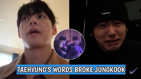 Jungkook Couldn’t Hold Back His Tears After What Taehyung Said! Fans Are Crying Too!