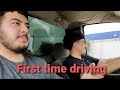 My brother&#39;s first time driving