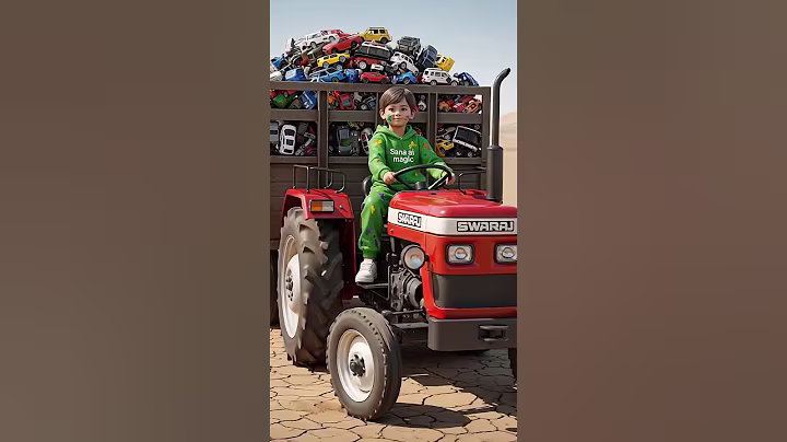 Monkey fills the car and brings and plays #ai #money #boy #toy #shorts