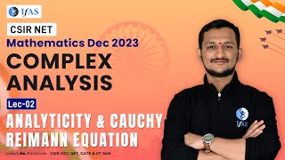Examples Of Cauchy And Riemann Equations in CSIR NET Mathematics