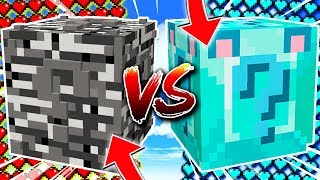 LUCKY BLOCK BEDROCK VS LUCKY BLOCK DIAMANTE 💥💎 LUCKY BLOCKS MINECRAFT MOD