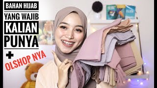 Rekomendasi Bahan Hijab Segi Empat & Pashmina Terbaik & Berkualitas ll Anti Tembem