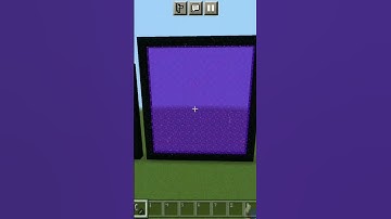 how big can be nether portal in minecraft? | #shorts