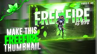 Freefirethumbnail Tutorial On Android How To Make Freefire Thumbnail On Mobile Mr Exampler