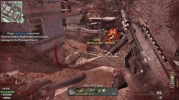 My Fastest MOAB On MW3 (Pluto Client)