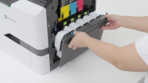 CS730/CS735/CX730/CS735—Replacing the waste toner bottle