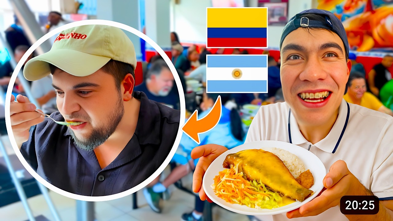 ARGENTINO prueba CORRIENTAZO por PRIMERA VEZ en COLOMBIA 🇨🇴 con El Cristian Gonzalez, Receso y Brago