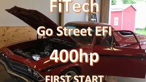 FiTech First Start up for the 1969 El Camino SS