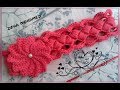 بندانه كروشيه 3d بغرزة الباف المربعه /توكه / سورتيت كروشيه DIY crochet headband 3d YouTube
