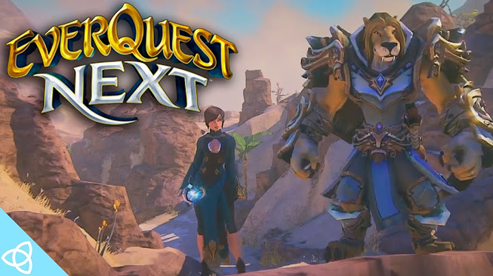 EverQuest Next - Cancelled MMO [Trailers and Gameplay]