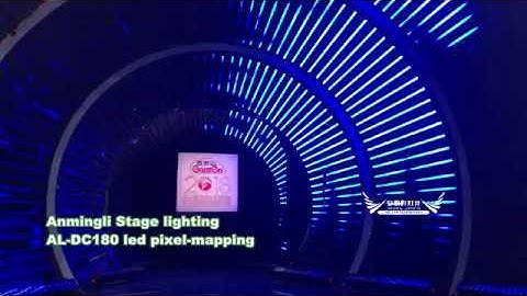 870pcs led pixel strips in TV Studio-Anmingli Stage lighting