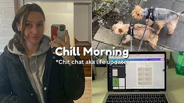 Chill Morning *chit chat aka life update & making a weekly schedule*