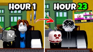 Trading SCARLET Ghost for 24 Hours...(Blox fruits)