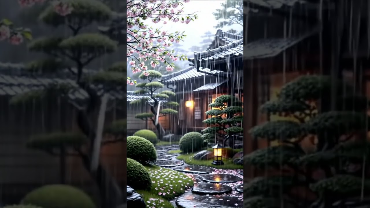 Rain and Thunder Sounds Perfect for Calm your mind and Study || Ai Video