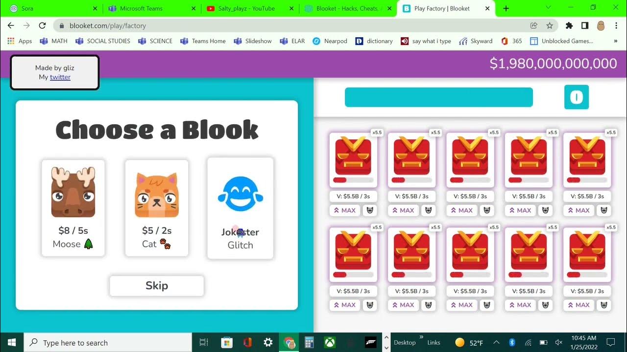 How to hack blooket at school youtube