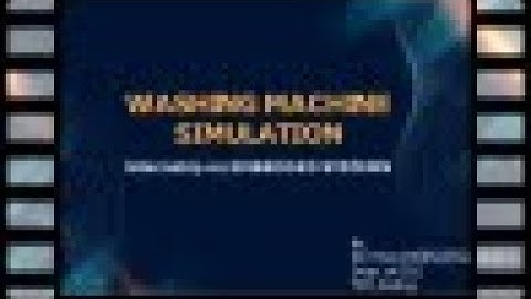 Automatic Washing Machine Simulation Using PICSIMLAB(PIC16F877A) by SayyadAmeen