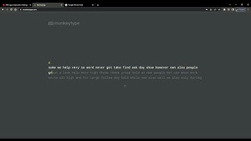 RK61 Monkey type. (87 WPM)