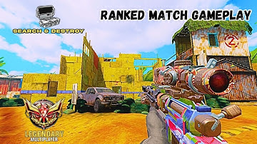 Cod Mobile FIRING RANGE MAP S&D Ranked match gameplay