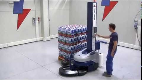 Robot Pallet Wrapper From Robopac and Yorkshire Packaging