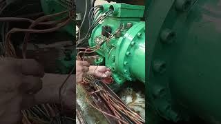 Damaged Deformed Oil Filter of Hitachi Srm Screw Compressor