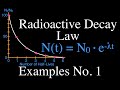 Radioactive Decay Law Quiz