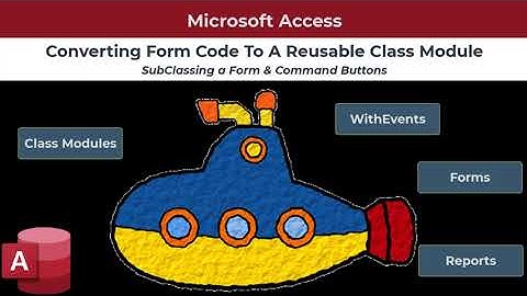 Microsoft Access - Converting Form Code To A Reusable Class Module