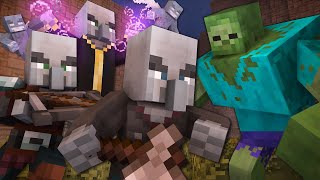Illagers Into The Dungeon 03 - Family Power | Minecraft Animation
