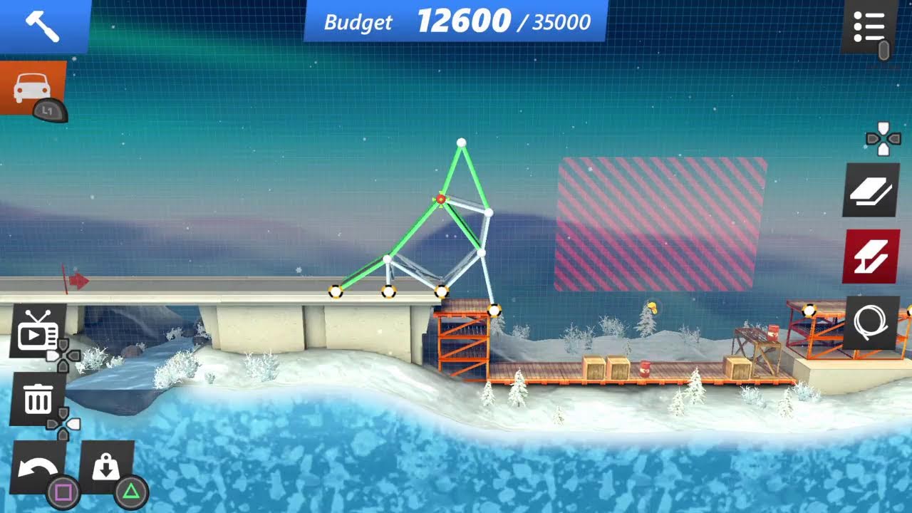 Bridge constructor stunts