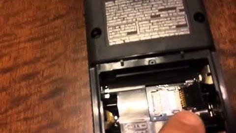 Uniden BCD436HP Removing SD Card