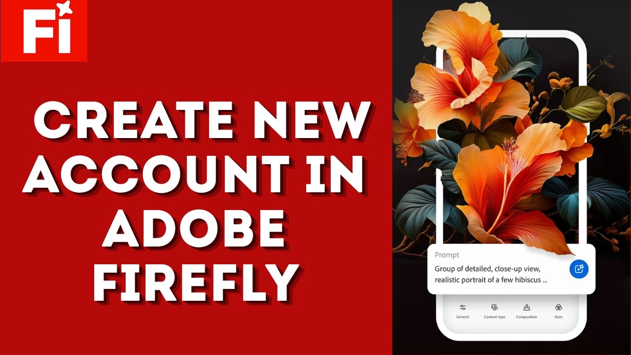 How to Create New Account in Adobe Firefly 2026? - YouTube