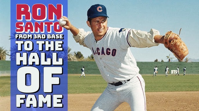 Ron Santo is inducted into the Hall of Fame 