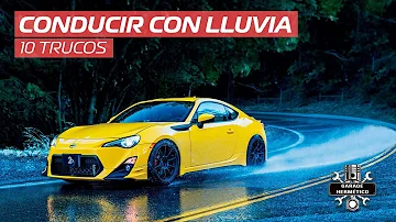 ¿Qué no hacer al conducir bajo la lluvia?