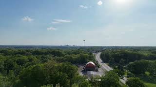 Flying DJI Flip Drone North Over French Creek Reservation Lorain County Ohio 5-17-2026