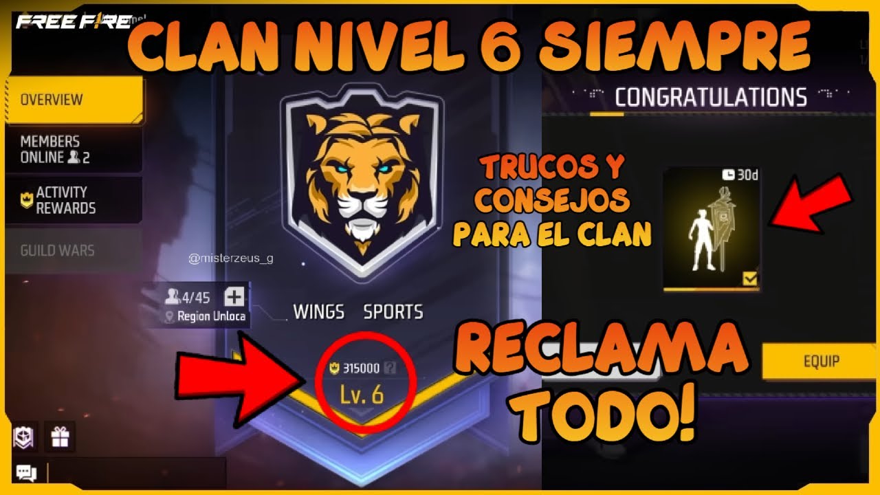 ASÍ PUEDES SUBIR UN CLAN a NIVEL 6 FÁCIL & RÁPIDO Que PUEDO Hacer Para ...
