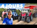 4 jours  la ferme  moisson paille labour matriel en dmo