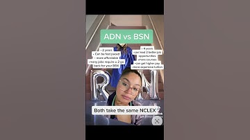 ADN vs BSN differences and similarities. #shorts #nclex #nursingstudent #nursing