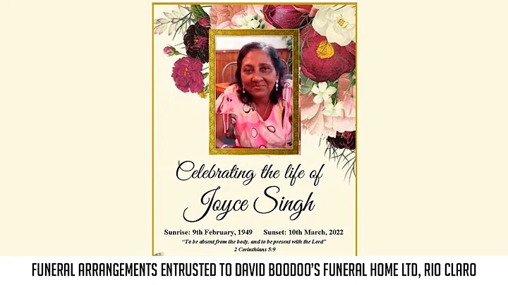 Joyce Singh | A celebration of her life