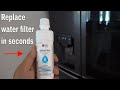 How to replace water filter on lg refrigerator