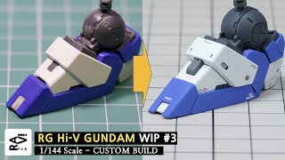 Gunpla custom / RG Hi-v GUNDAM WIP #3