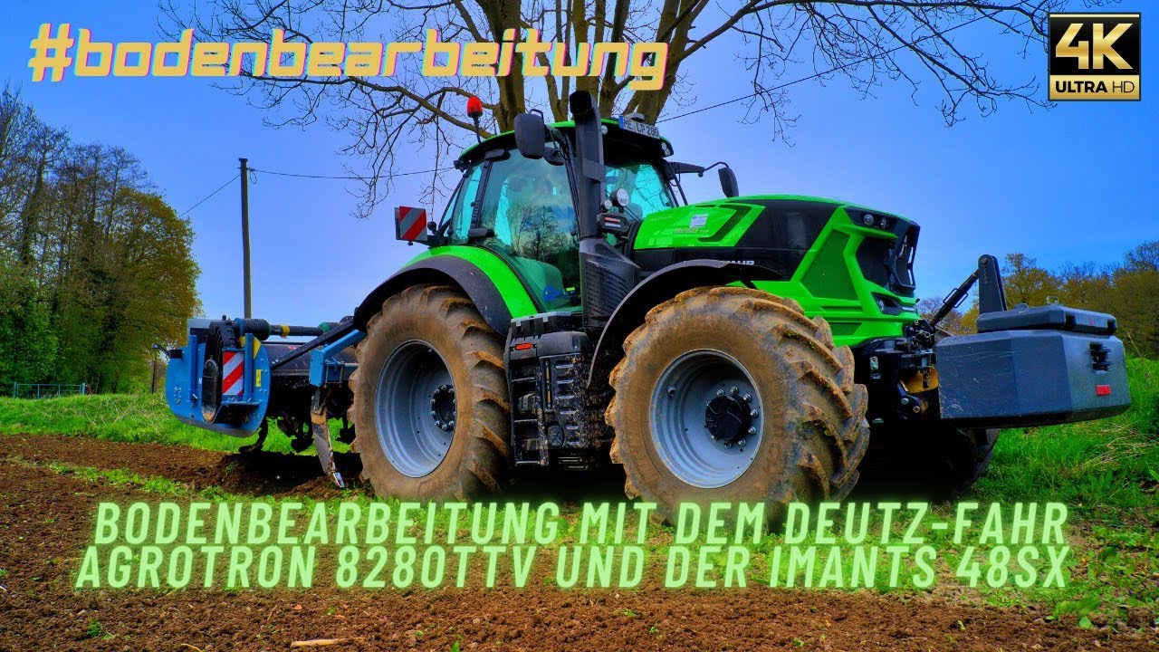 Bodenbearbeitung mit Deutz Fahr Agrotron 8280 ttv und Imants 48sx Spatenmaschine Lu Norbert Köffer