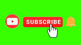 Animated Tombol Subscribe Lonceng  Untuk Subscribe botton Greenscreen Free Download