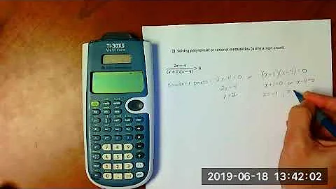 Using Table Function on TI 30XS