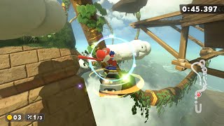 Great ? Block Ruins Shortcut Hard Version - Mario Kart World