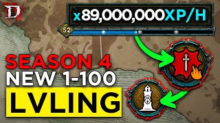 New 1-100 Level Experience is finally FUN \& FAST in Season 4 Diablo 4