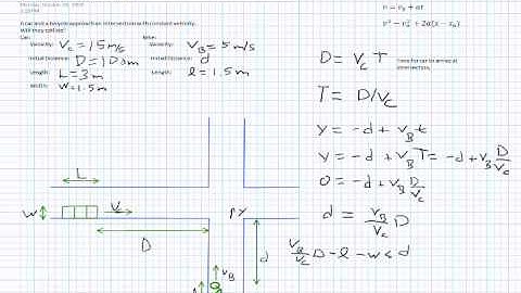 Collision at an Intersection