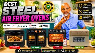 Best Chemical-Free Steel Air Fryer Ovens 2026 🔥NO Teflon, PFAS, Plastic, PFOA, PTFE or Ceramic