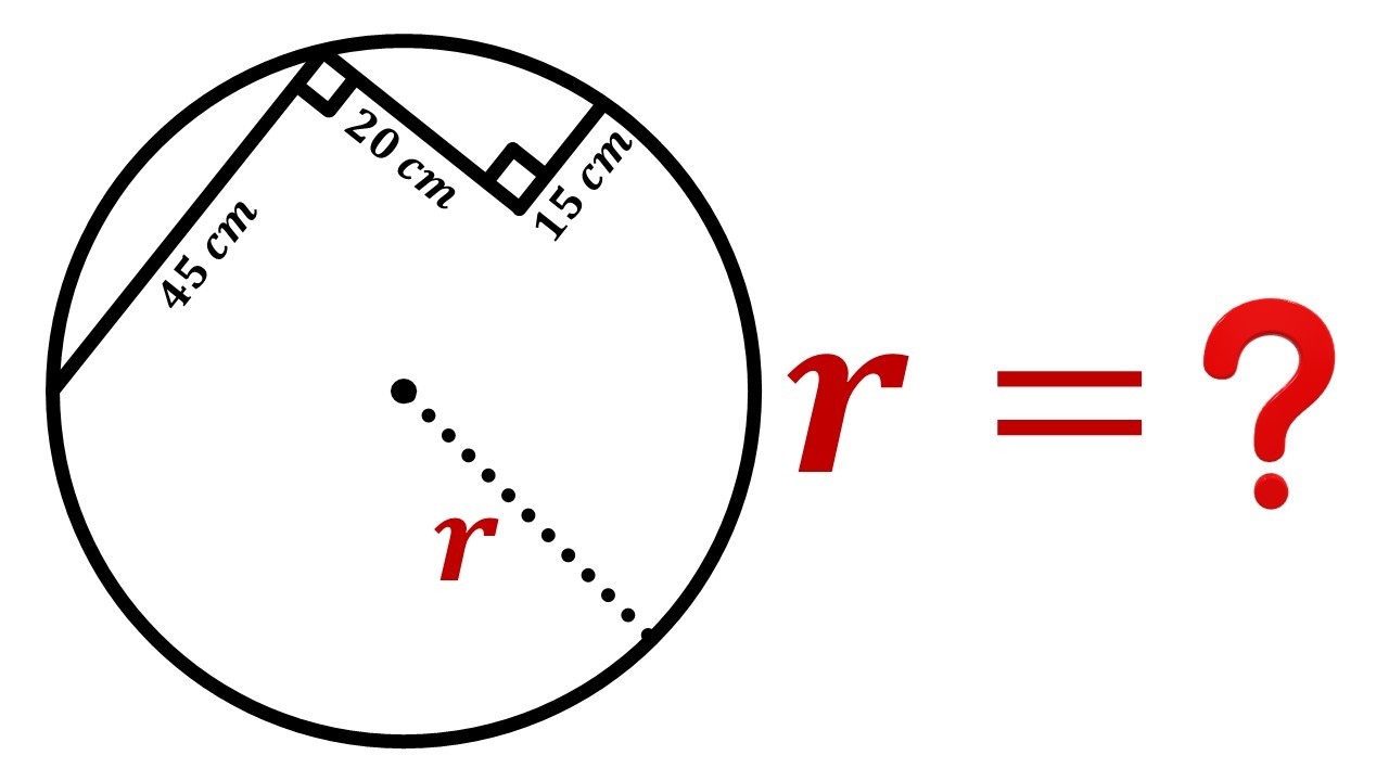 Olympiad circle problem using pure geometry: Two methods #maths # ...