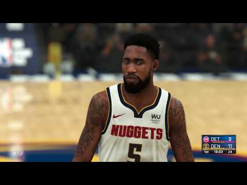 NBA 2K21 Detroit Pistons Vs Denver Nuggets