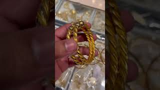 Pipe gold bangles Hot Selling Models of 2023 👈😍